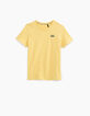 Geel T-shirt Essentiel biokatoen jongens-1