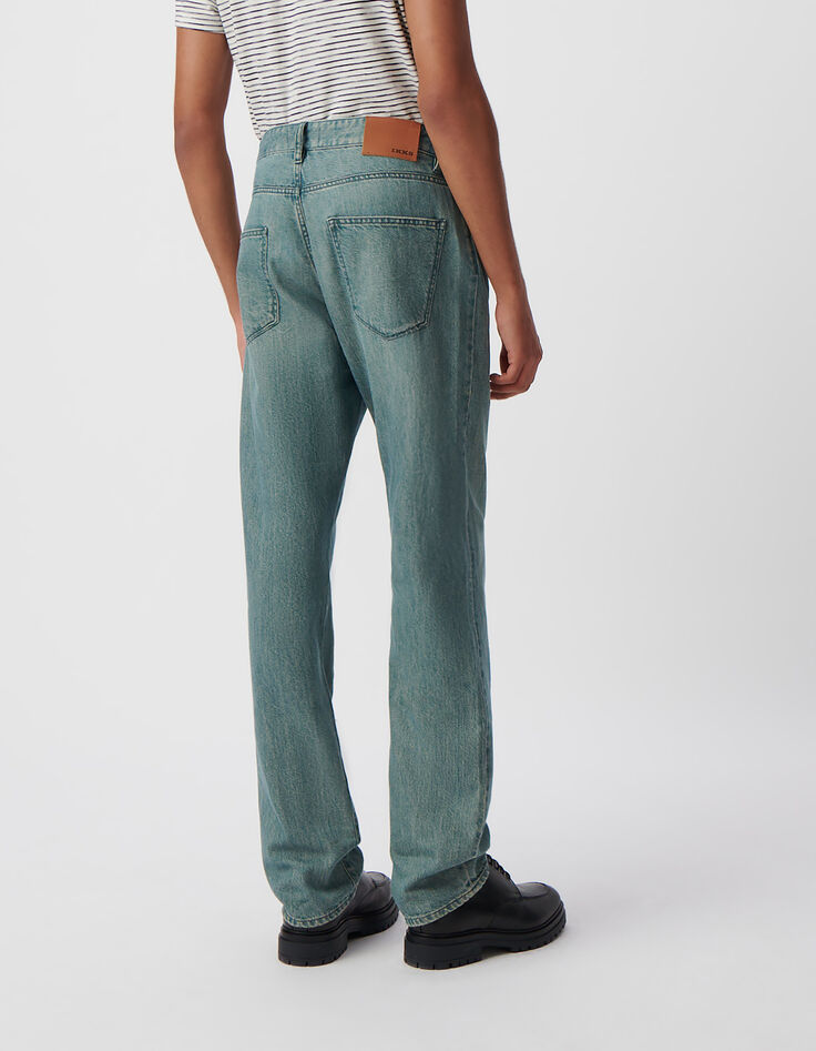 Blauwgrijze STRAIGHT jeans Heren-3