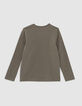 Khaki Jungenshirt mit Astronauten-L&ouml;we -3
