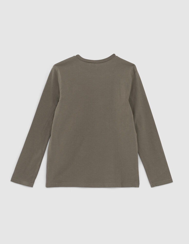 Khaki Jungenshirt mit Astronauten-L&ouml;we -3