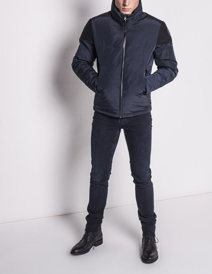 Doudoune bleue homme-2