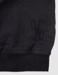 Blouson noir à capuche fille-8