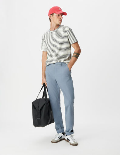 Pantalon chino slim bleu Homme - IKKS