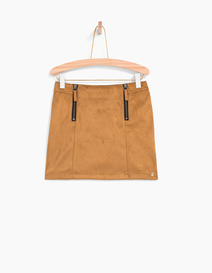 Girls’ suedette skirt-2