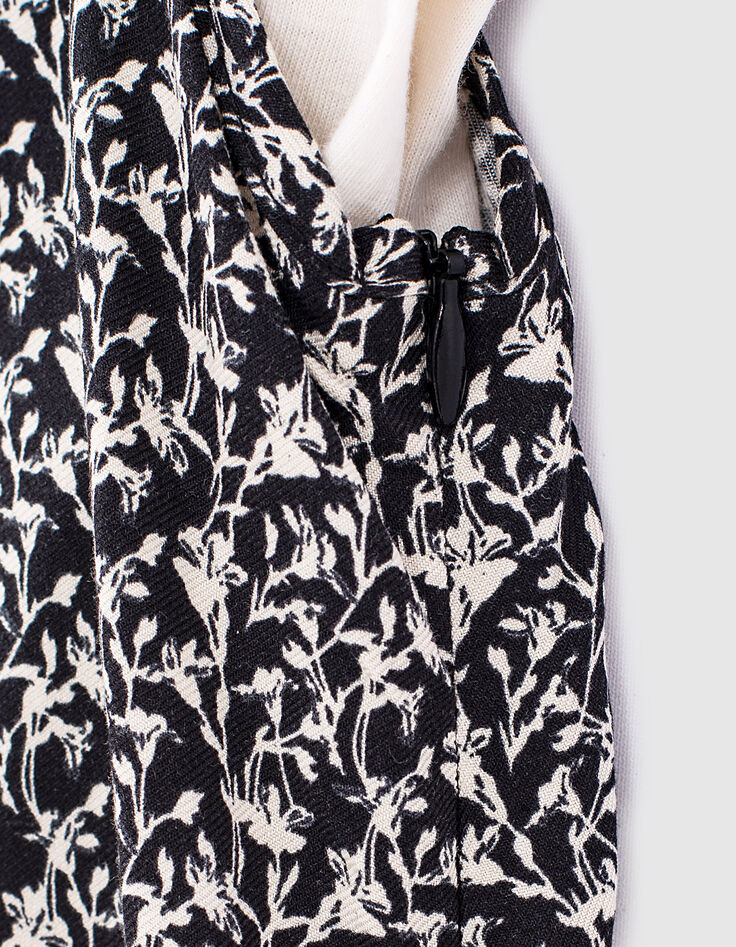 Robe 2 en 1 noire lys Ecovero® et T-shirt bio fille-6