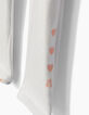 Leggings réversible blanc et imprimé bébé fille-7