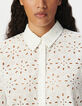 Camisa blanca manga larga bordado inglés mujer-4