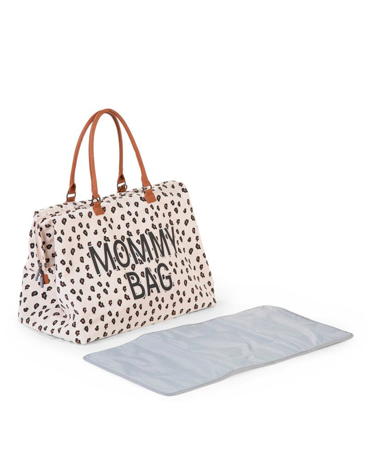 Bolso cambiador Mommy Bag crudo leopardo CHILDHOME-5