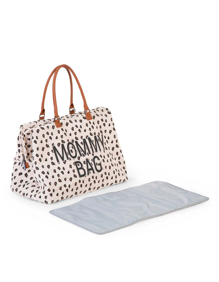 CHILDHOME Mommy Bag ecru leopard print baby changing bag - IKKS
