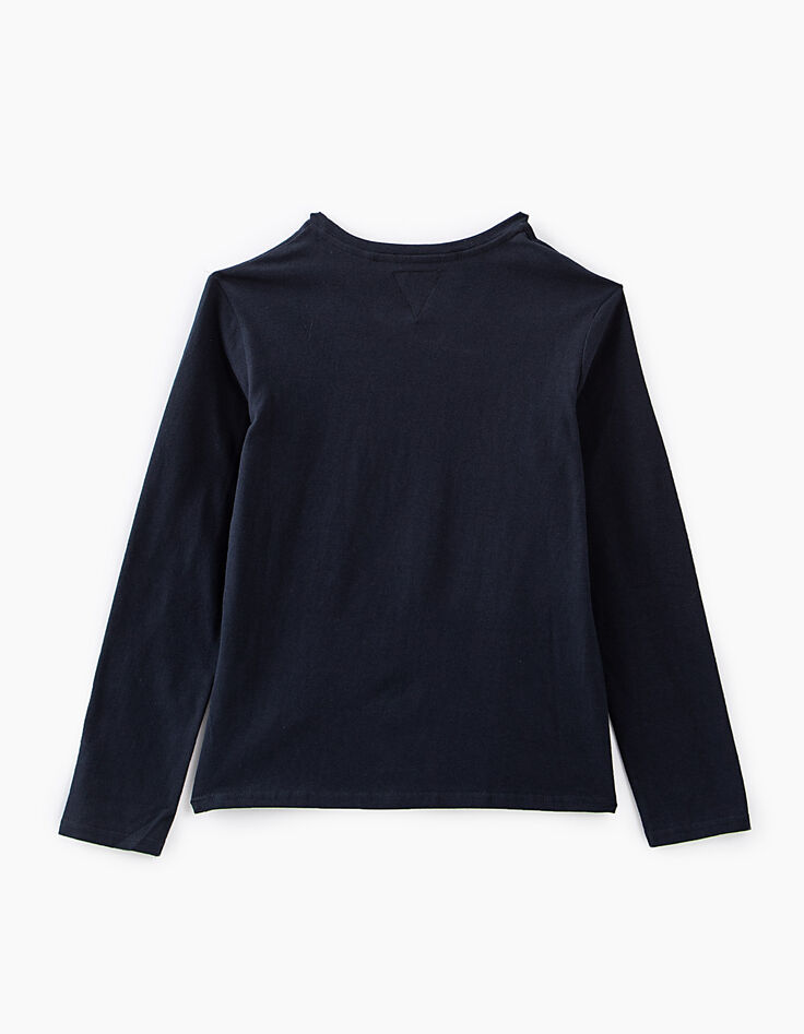 Tee-shirt navy fonc&eacute; Night Game WAY gar&ccedil;on-2