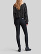 JEGGING noir glossy taille basse femme-4