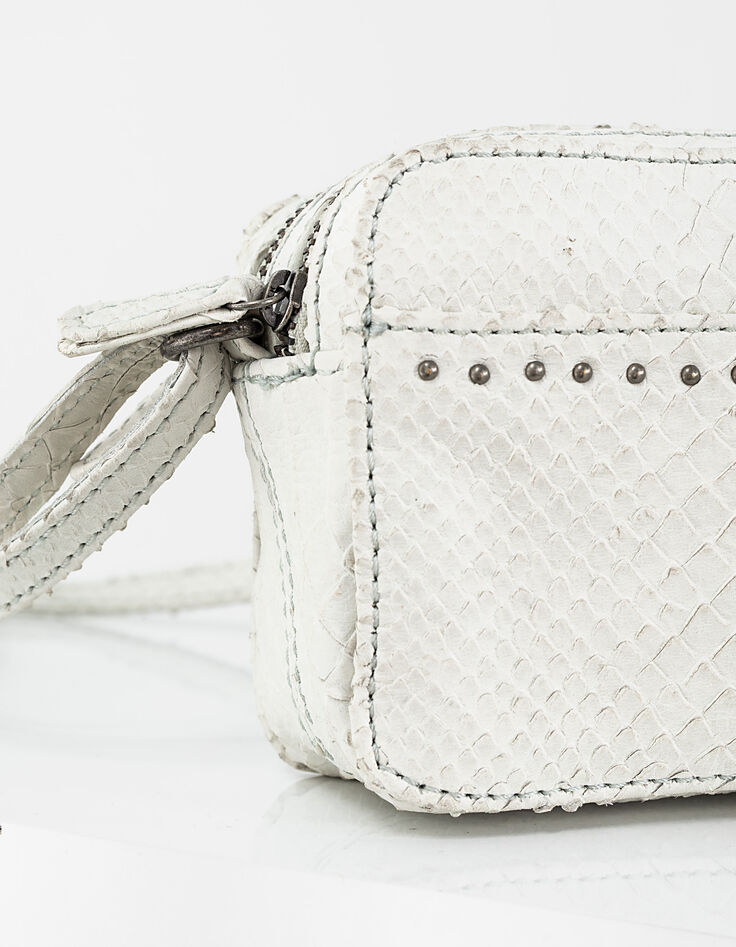 Damenledertasche, The Small Messenger, Schlangenhautfinish-5