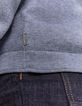 Herren-Kapuzen-Strickjacke mit Reißverschluss, Stone-Blau-5