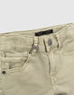 Jean slim kaki clair gar&ccedil;on-5