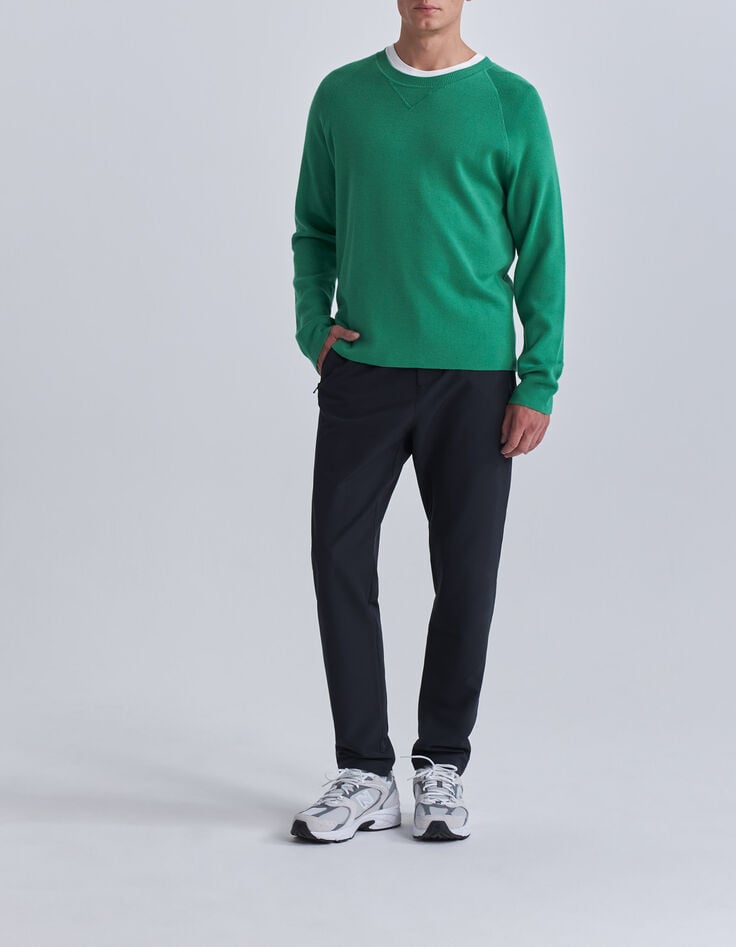 Groene gebreide trui DRY FAST Heren-7 Groene gebreide trui DRY FAST Heren-7