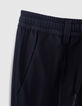 Pantalon JOGGER marine léger garçon-8
