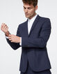 Veste de costume indigo prince-de-galles Homme TRAVEL SUIT-4