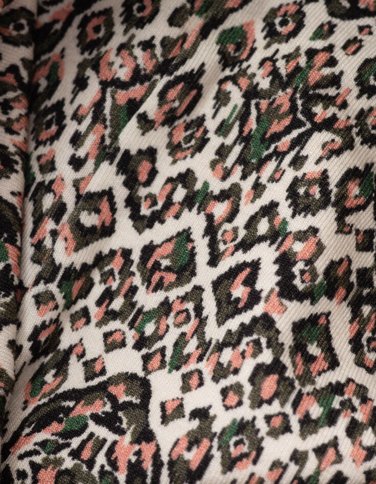 Reversible ethnic graphic and green baby girl leggings-10 Reversible ethnic graphic and green baby girl leggings-10