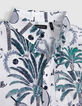 Camisa blanca palmeras y deportivas niño-5