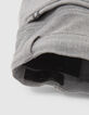 Boys’ grey BAGGY trousers with combat pockets-7