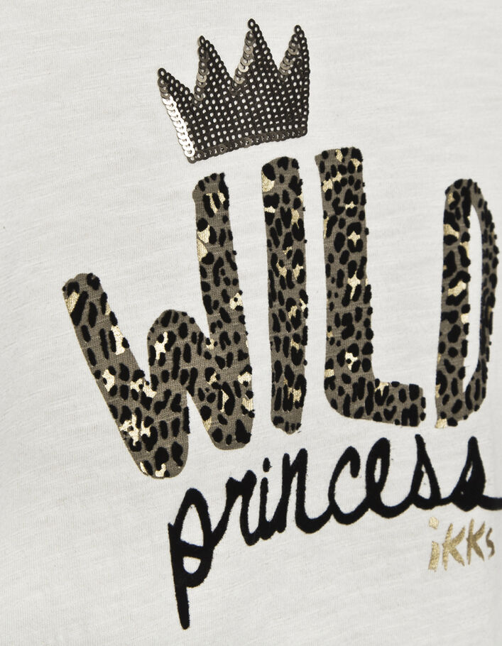 Ensemble T-shirt & Sur-t-shirt Dentelle Noire & Blanc - Taille 10 Ans - Marque La Halle - Occasion TB État