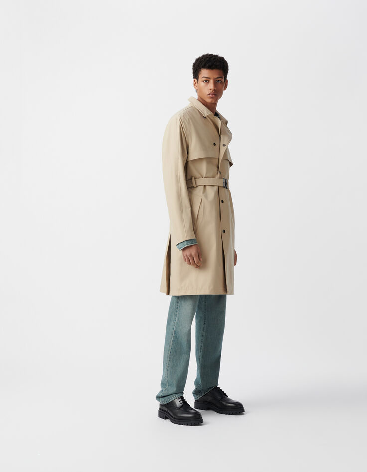 Trench sable nylon WATERPROOF Homme-8