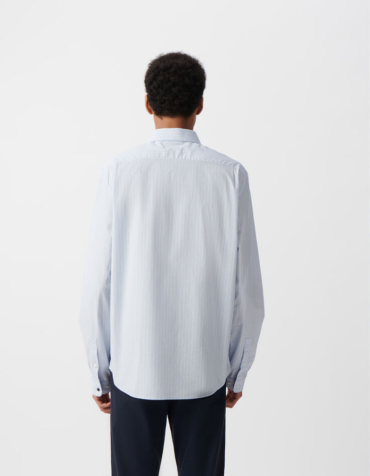 Camisa REGULAR cielo algodón rayas hombre-4
