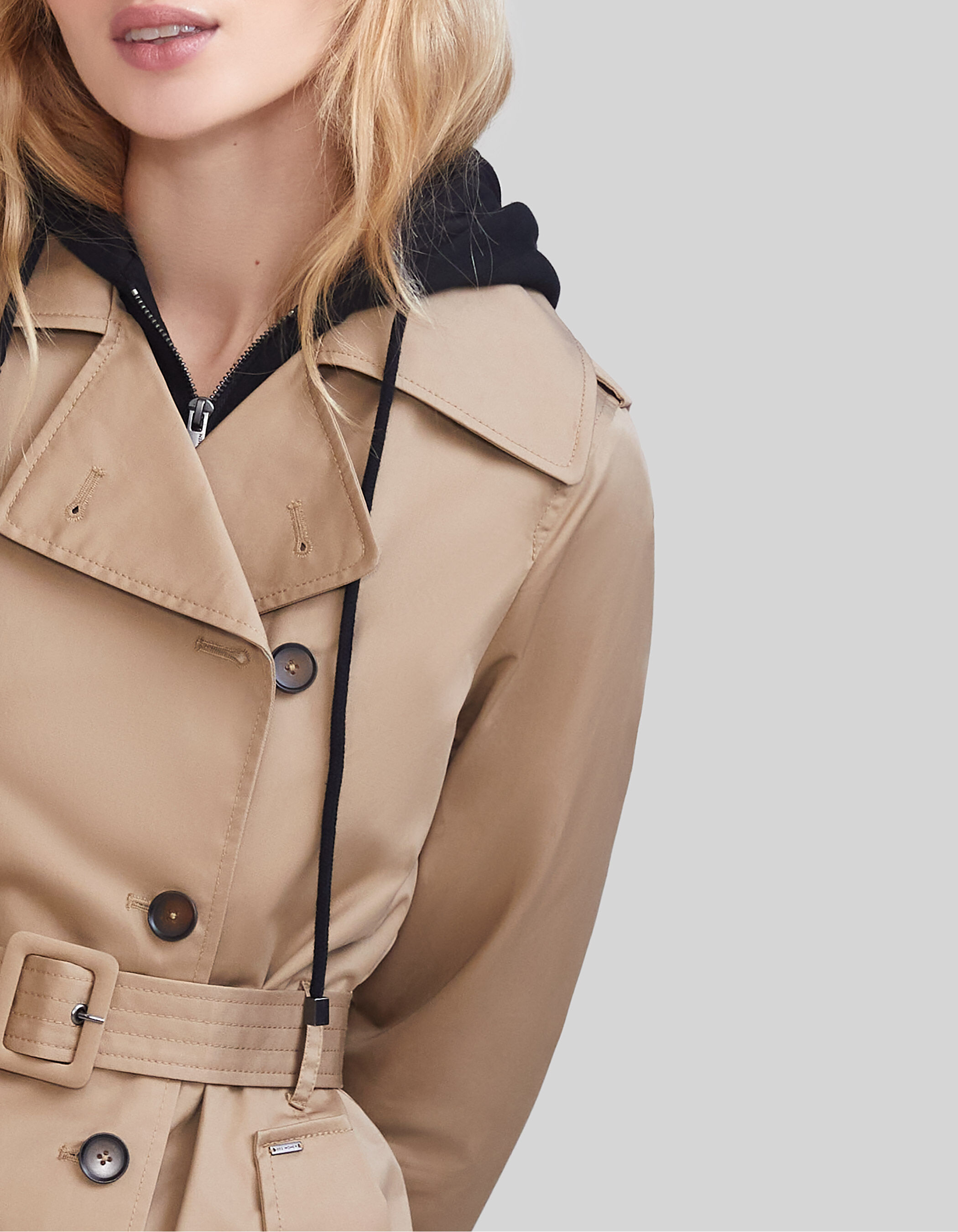 Trench camel sales femme