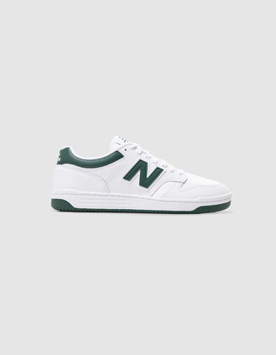 Baskets blanches et vertes NEW BALANCE 480 Homme - IKKS