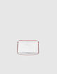 La pochette 111 en cuir de vachette argent et pony femme-1