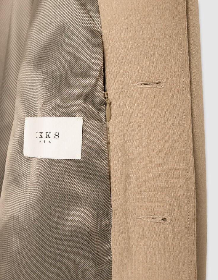 Chaqueta de traje de esp&iacute;ritu overshirt beige oscuro-7