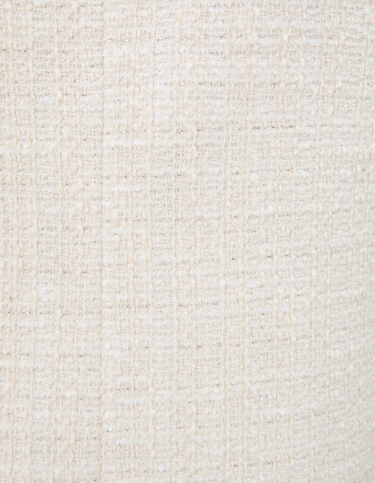Abrigo crudo efecto tweed-8