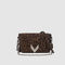 Women’s camel leopard motif suede 111 MEATPACKING bag - IKKS image number 0