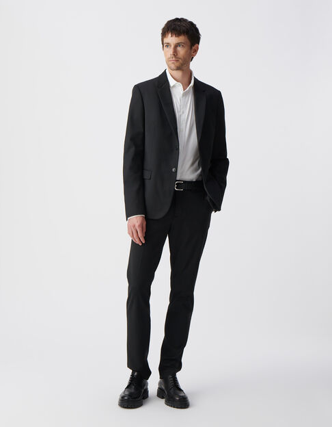 Pantalon de costume SLIM noir TRAVEL SUIT Homme - IKKS