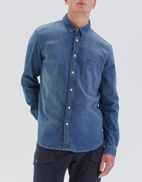 Chemise en jean REGULAR indigo Homme