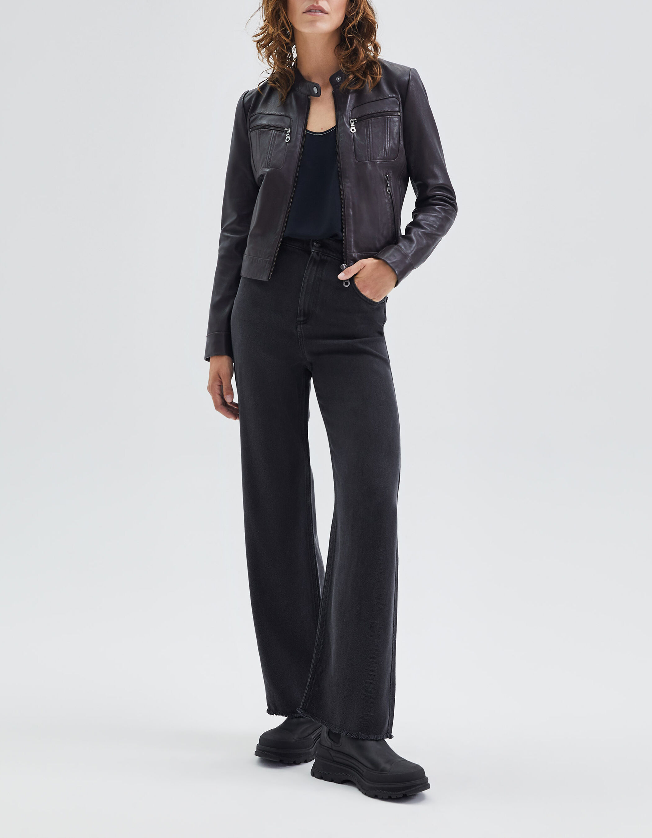 Jean bas best sale large femme