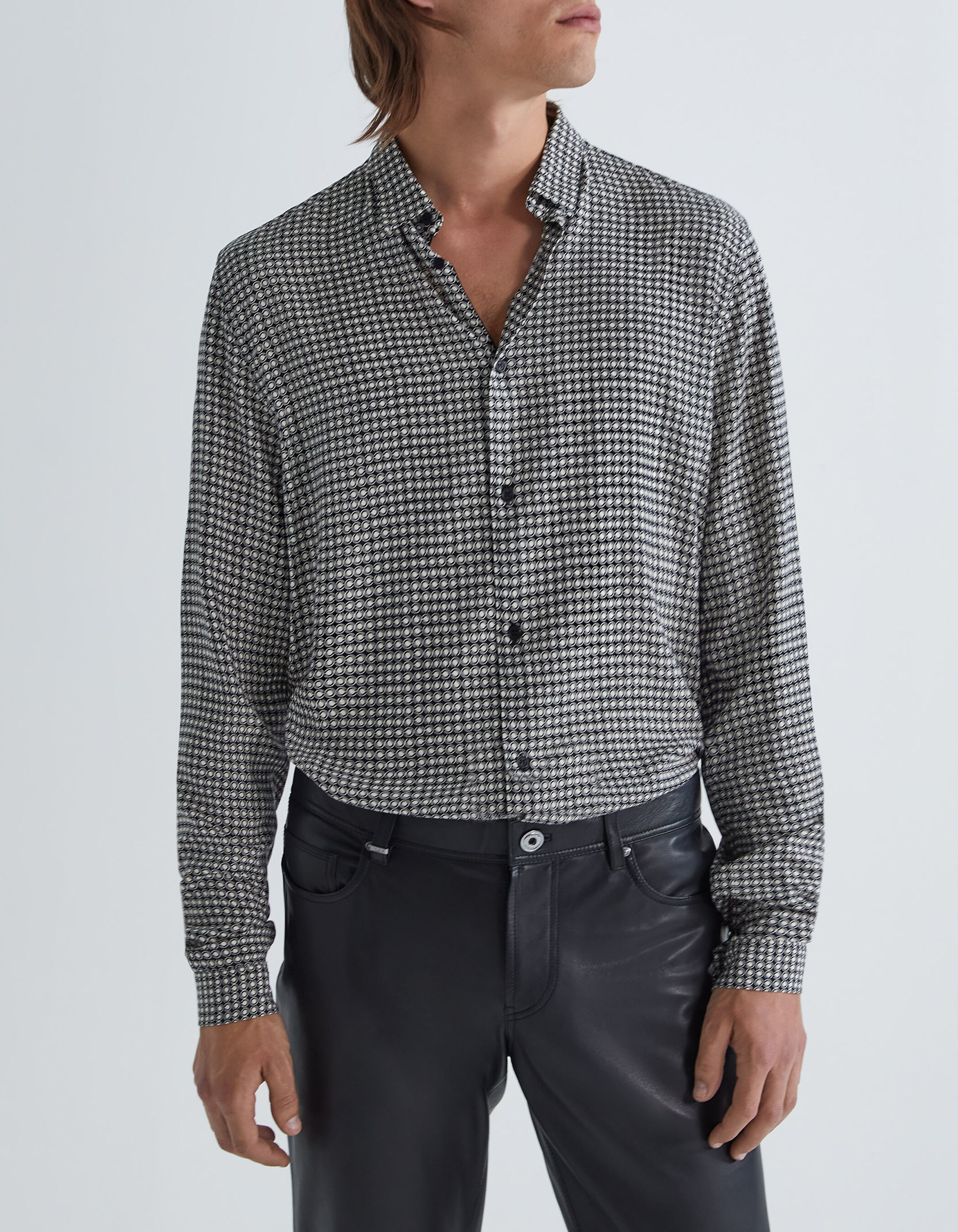 Chemise retro homme clearance