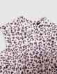 Robe rose imprimé léopard fille-4