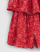 Rode korte jumpsuit Lenzing™ Ecovero™ kasjmierprint meisjes-6