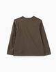 Boys’ bronze T-shirt with The Noisy Catz cats-4