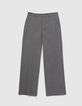 Pure Edition &ndash; schwarze Damenhose in falschem Uni-5