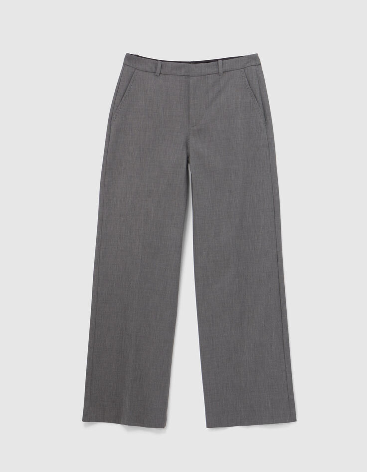 Pure Edition &ndash; schwarze Damenhose in falschem Uni-5