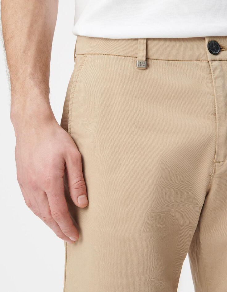 Men&rsquo;s sand TAPERED CHINO Bermudas-8