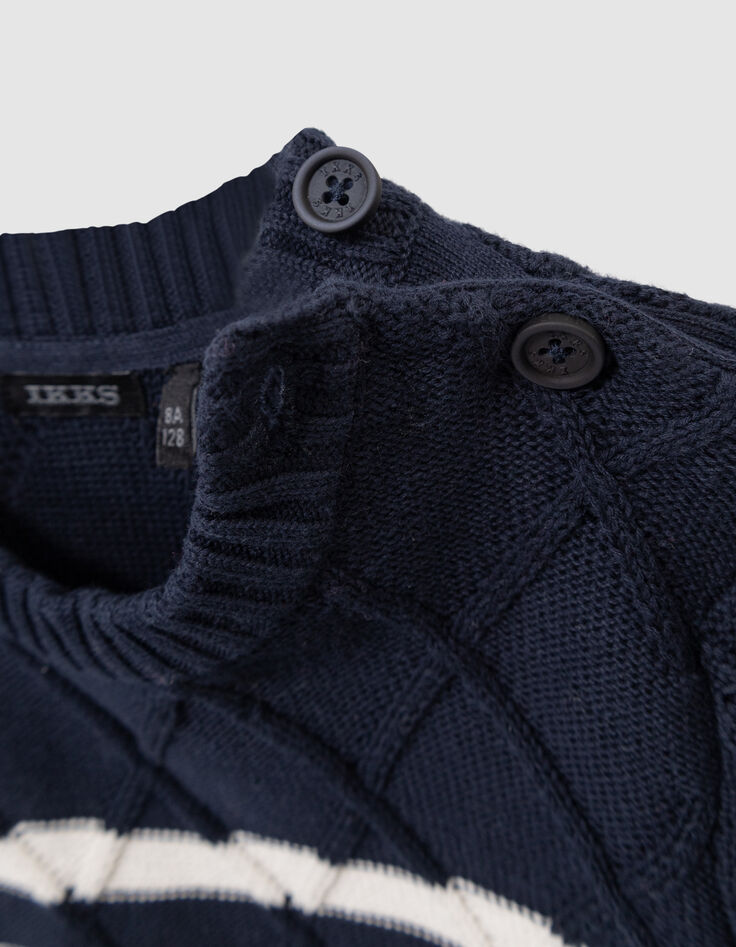 Boys’ decorative knit sailor sweater-5
