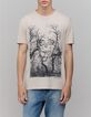 Men's beige tree T-shirt-1