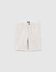 Bermudas traje beige rayas ni&ntilde;o-1