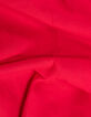 Americana roja de lino y algodón con doble botonadura para mujer-6