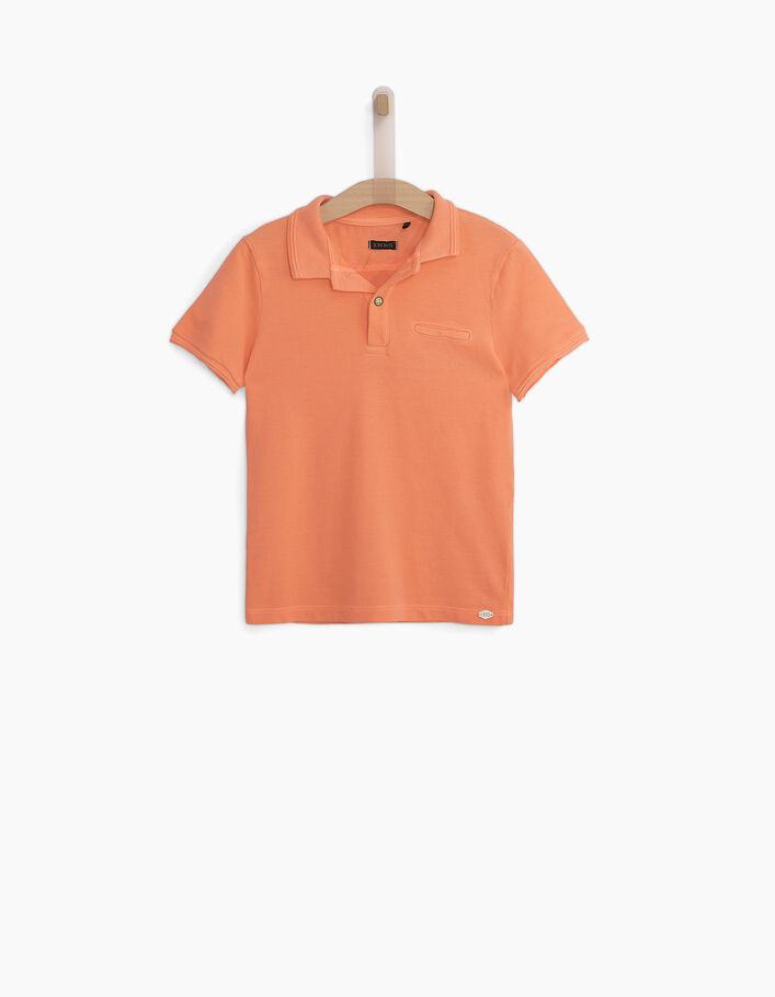 Boys' orange polo shirt - IKKS