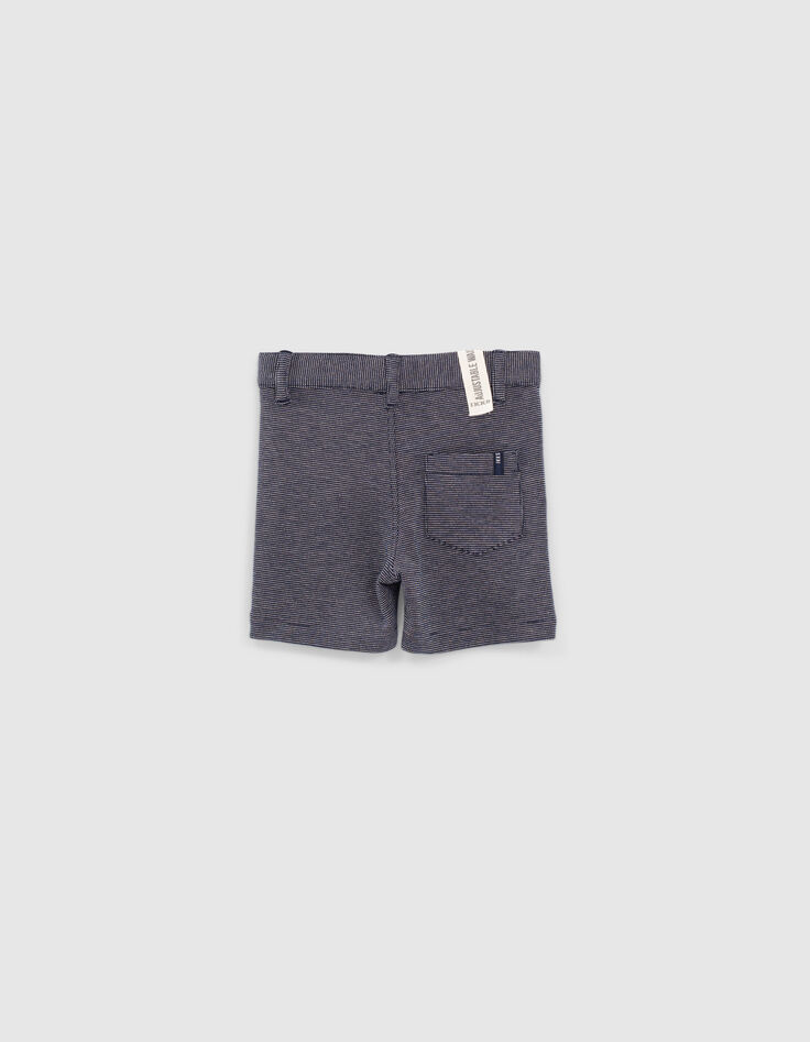 Bermuda chino navy faux-uni bébé garçon-3 Bermuda chino navy faux-uni bébé garçon-3