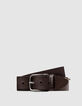 Ceinture marron cuir Homme-1
